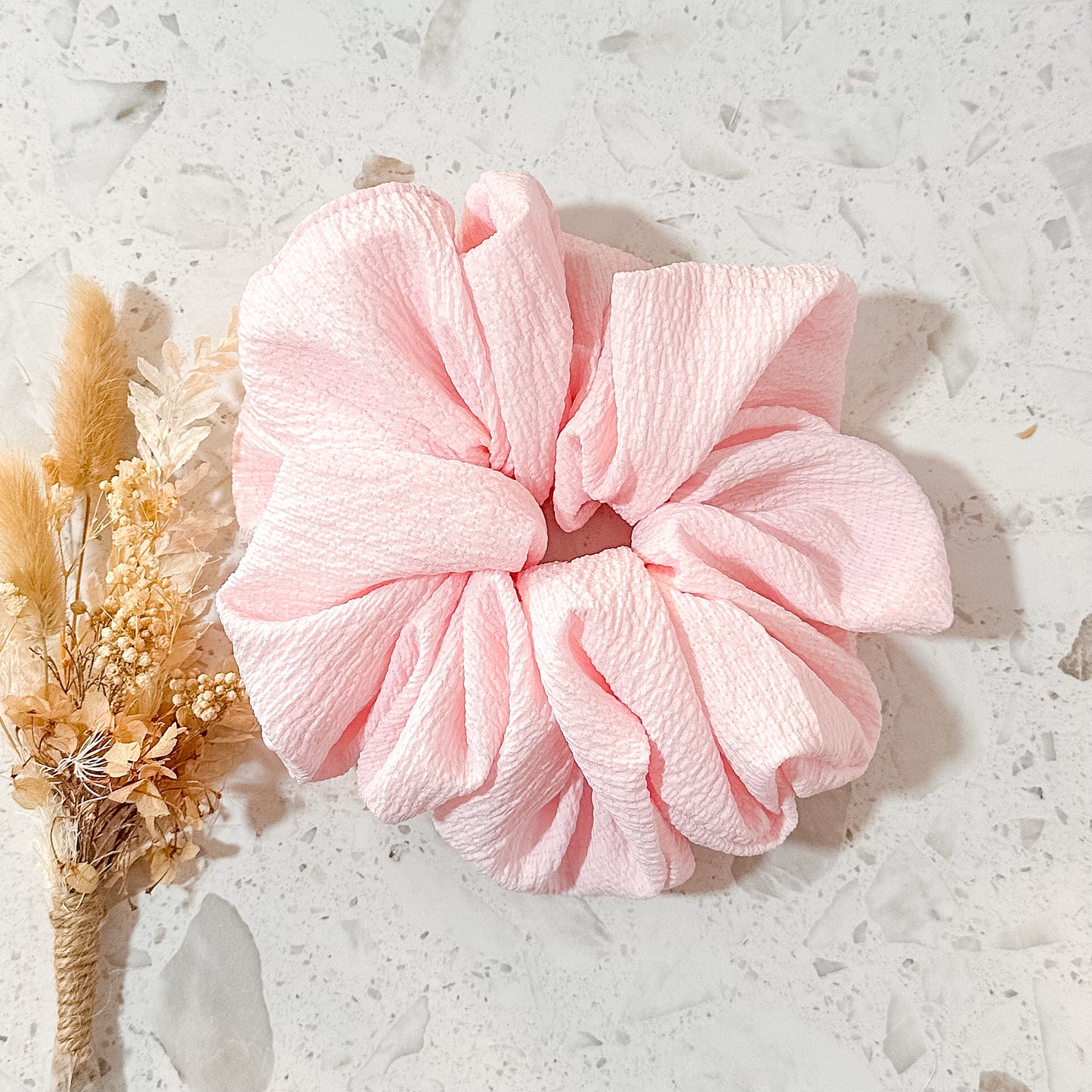 Mega Scrunchies | Crepe | Blush