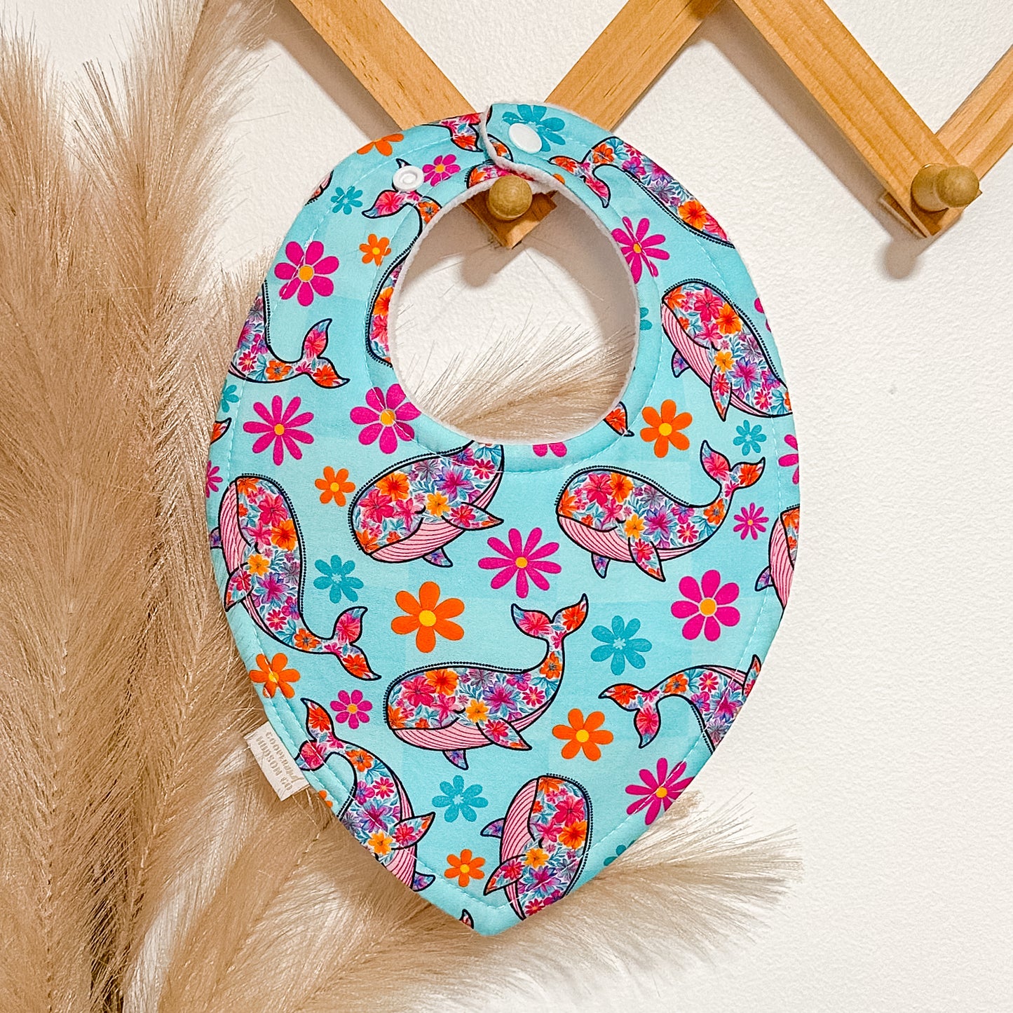 Bright Whale Bibs