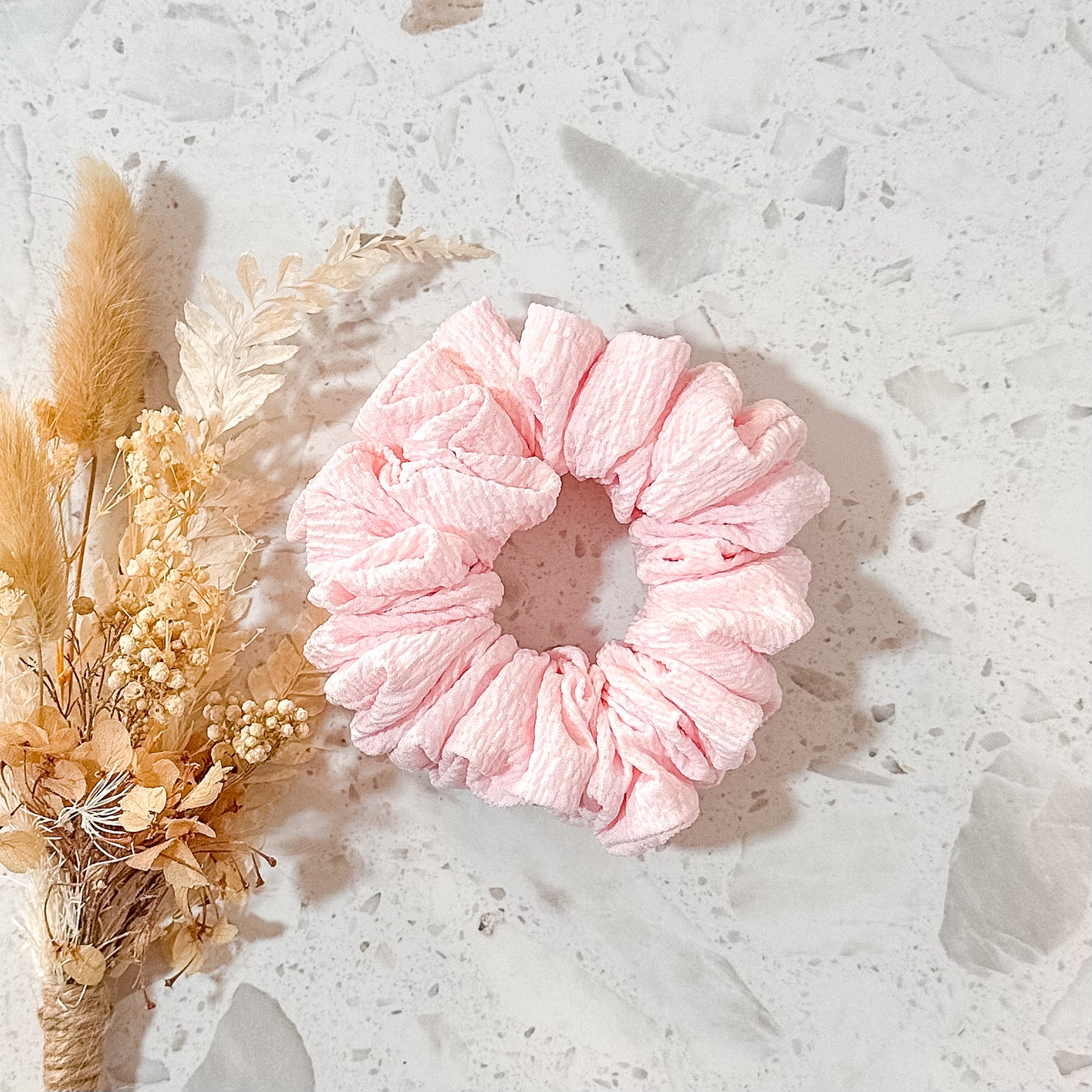 Mini Scrunchies | Crepe | Blush