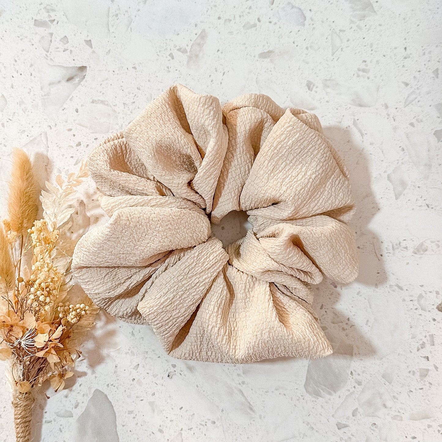 Mega Scrunchies | Crepe | Sand