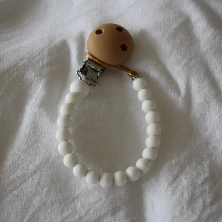 Silicone Dummy Clip | White