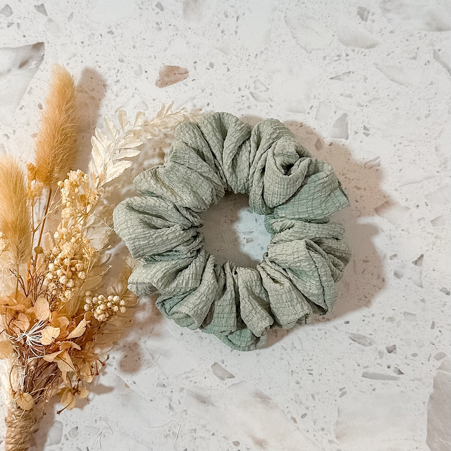 Mini Scrunchies | Crepe | Sage