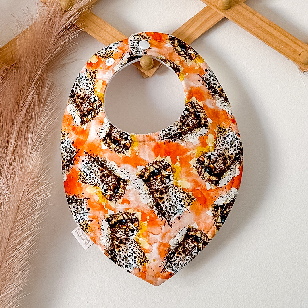 Cool Cheetah Bibs