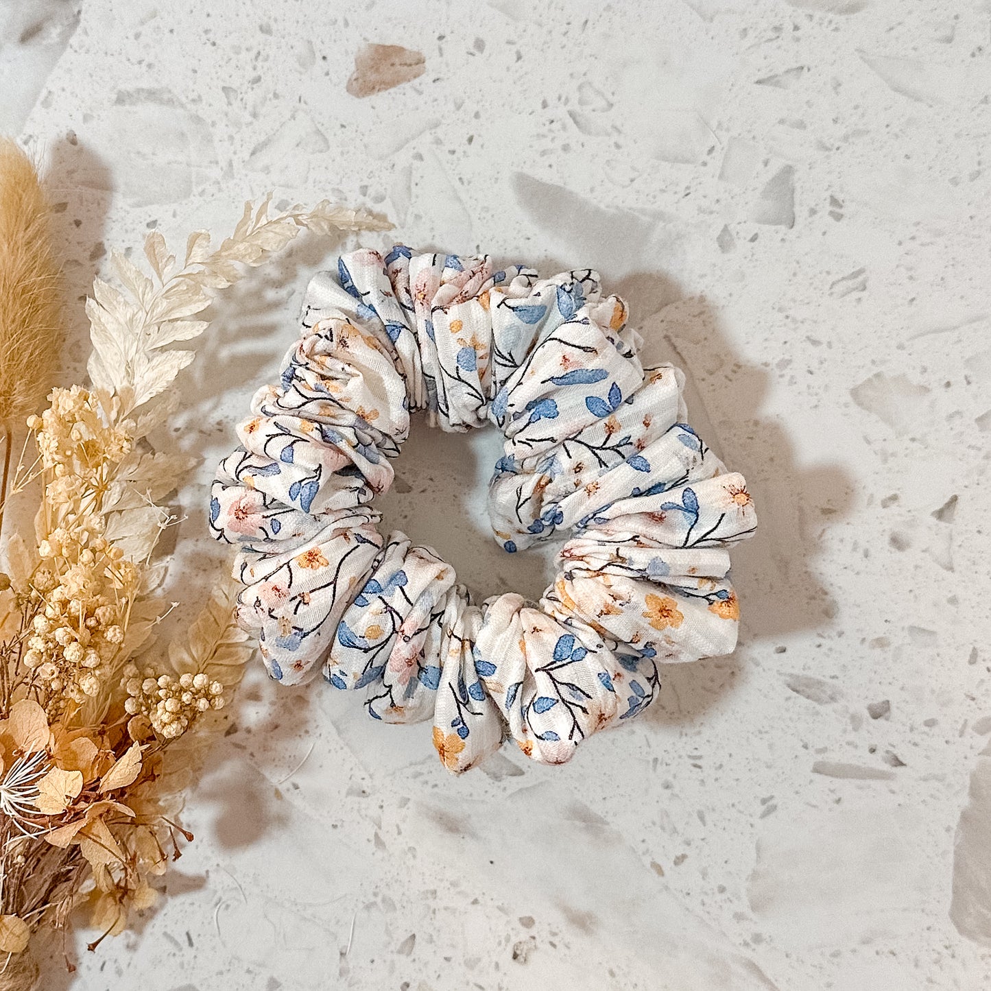 Mini Scrunchies | Stripe Floral