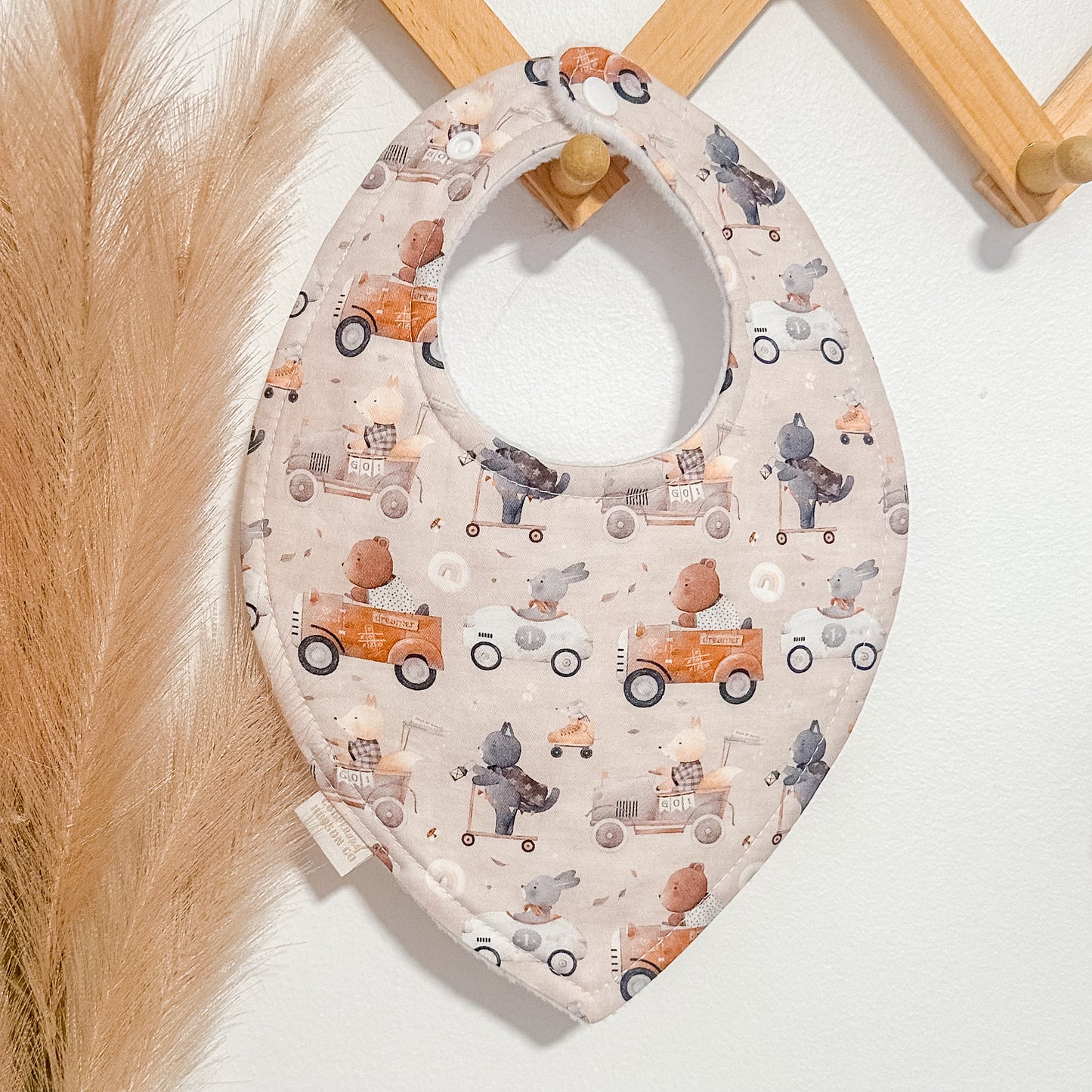Animal Car Bibs | Neutral