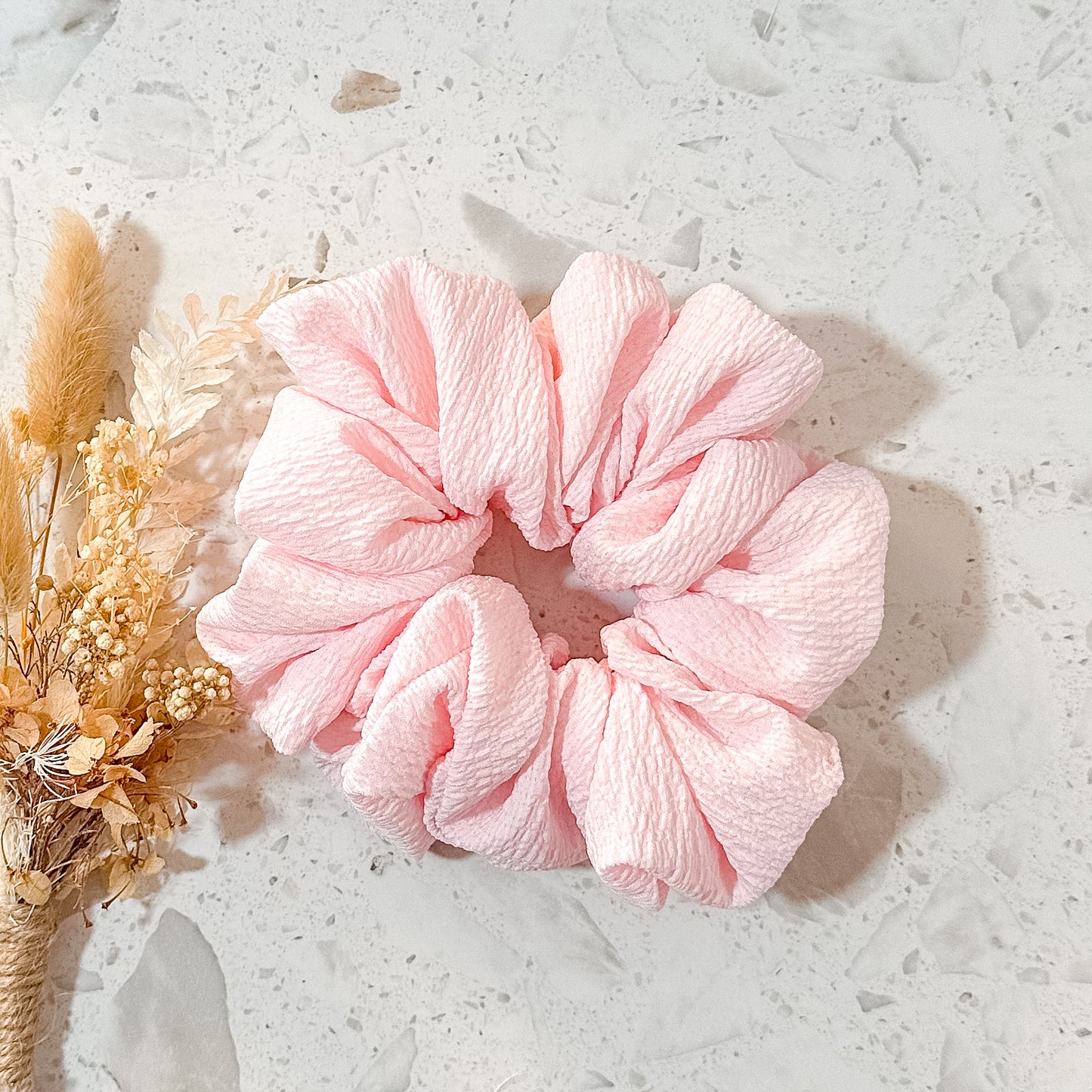 Luxe Scrunchies | Crepe | Blush