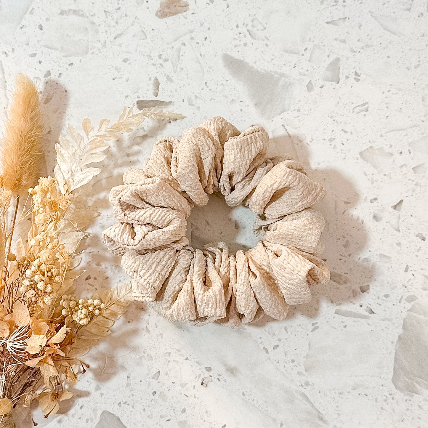 Mini Scrunchies | Crepe | Sand