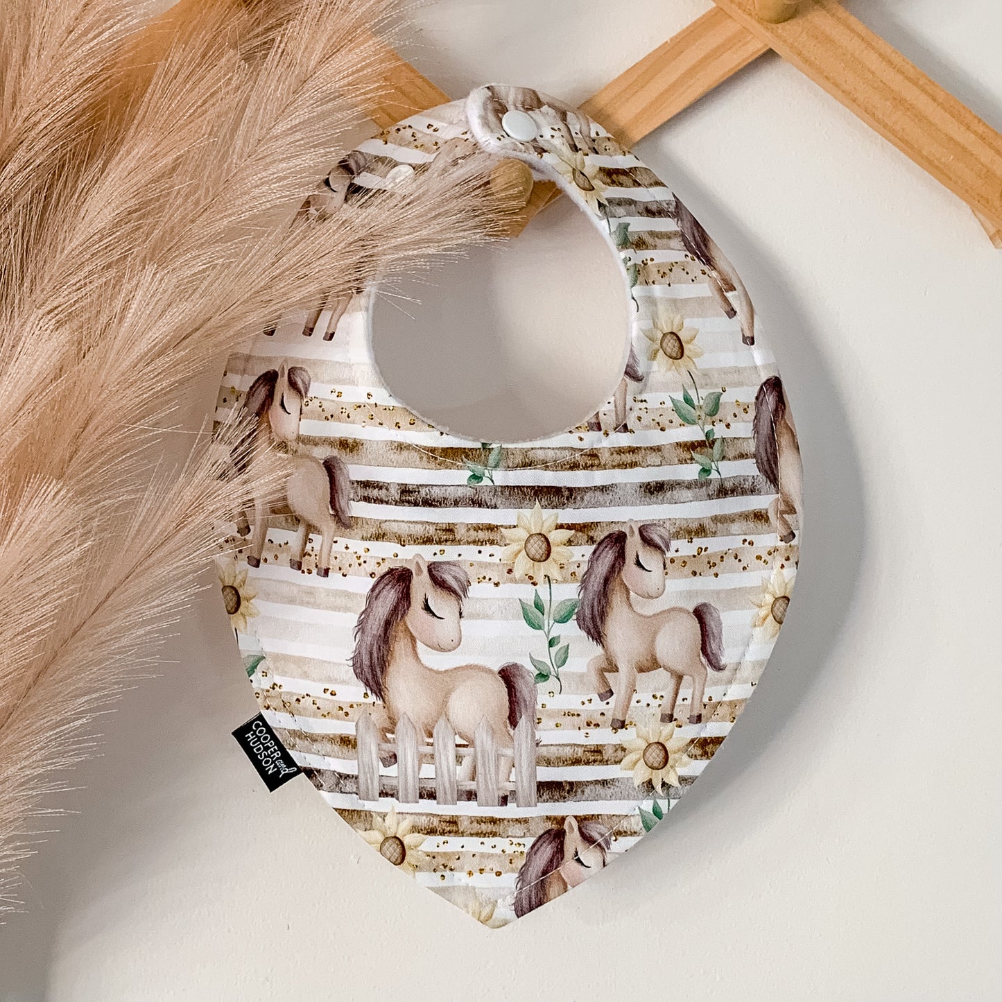 Horses & Sunflower Bibs