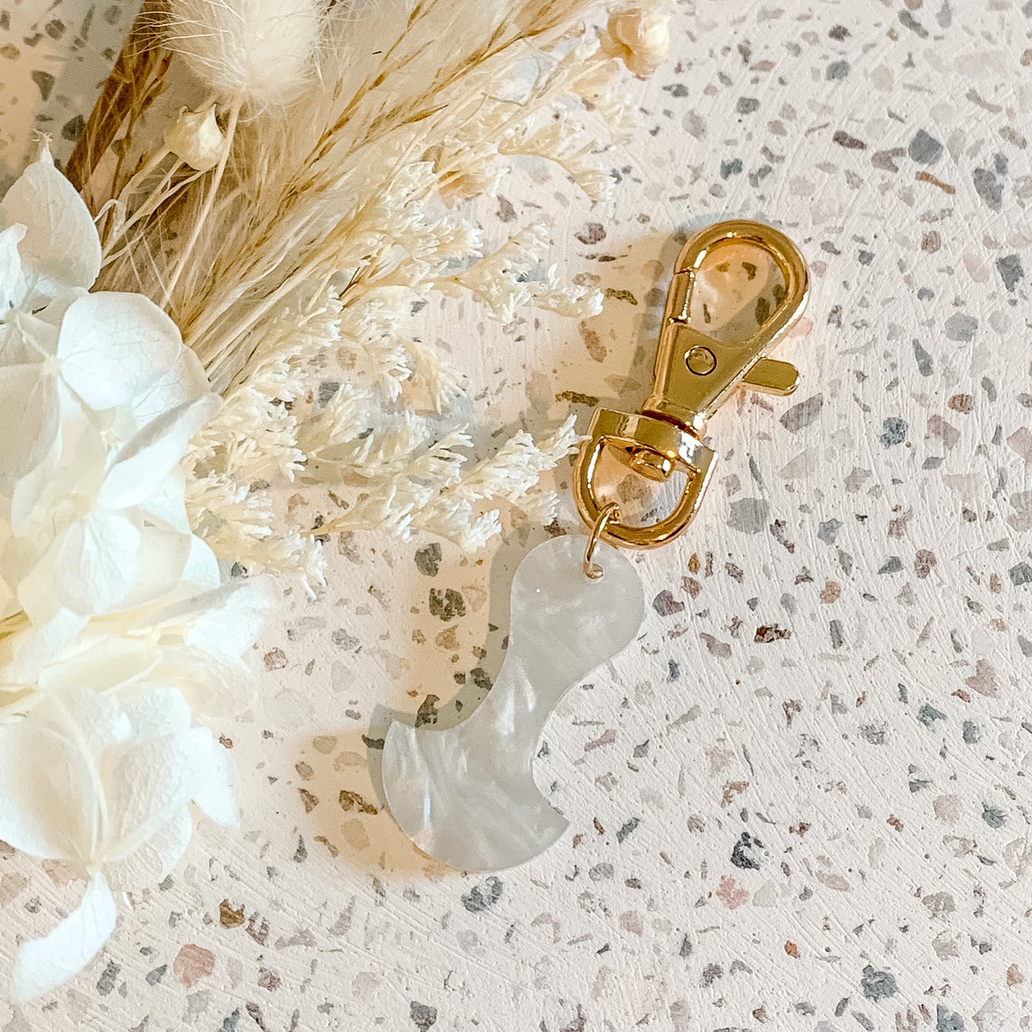 White Pearl Shimmer Trolley Token