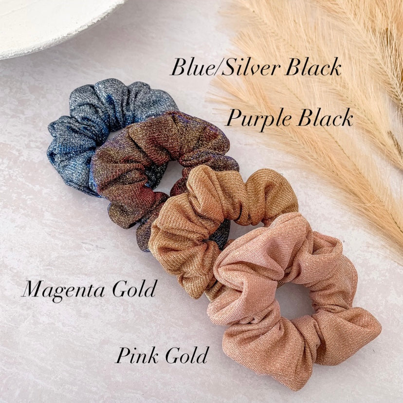 Glitter Bomb Scrunchies