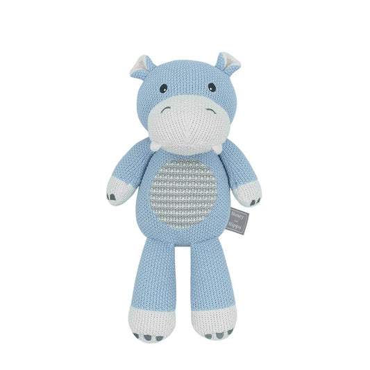 Knitted Toy - Henry the Hippo