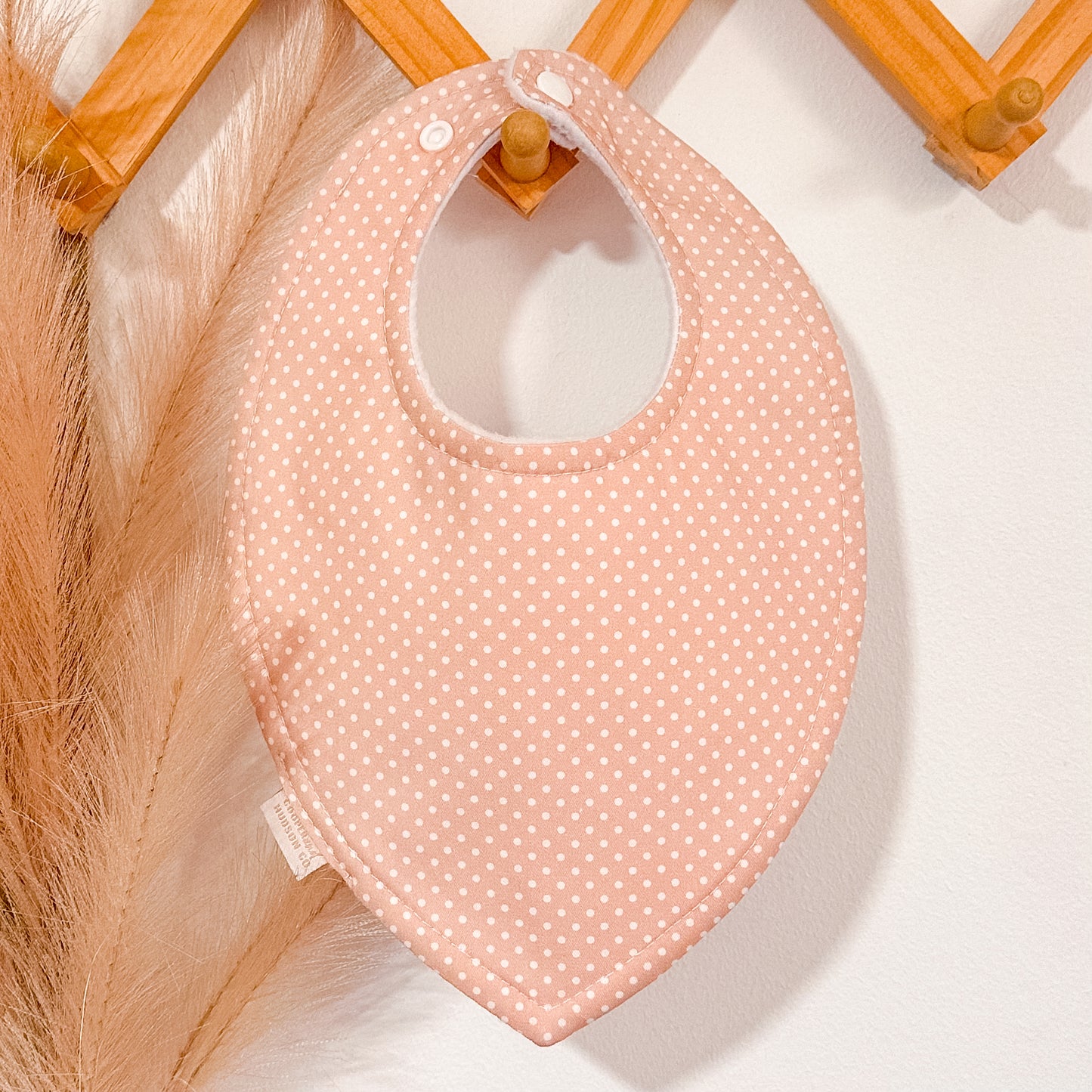 Pin Spot Bibs | Peach