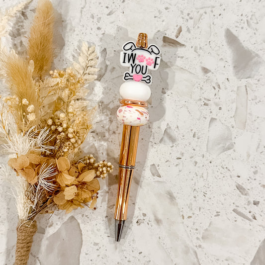 I W🐾🐾f You Pen | Pink Terrazzo