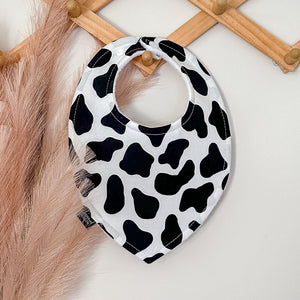 Cow Print Bibs