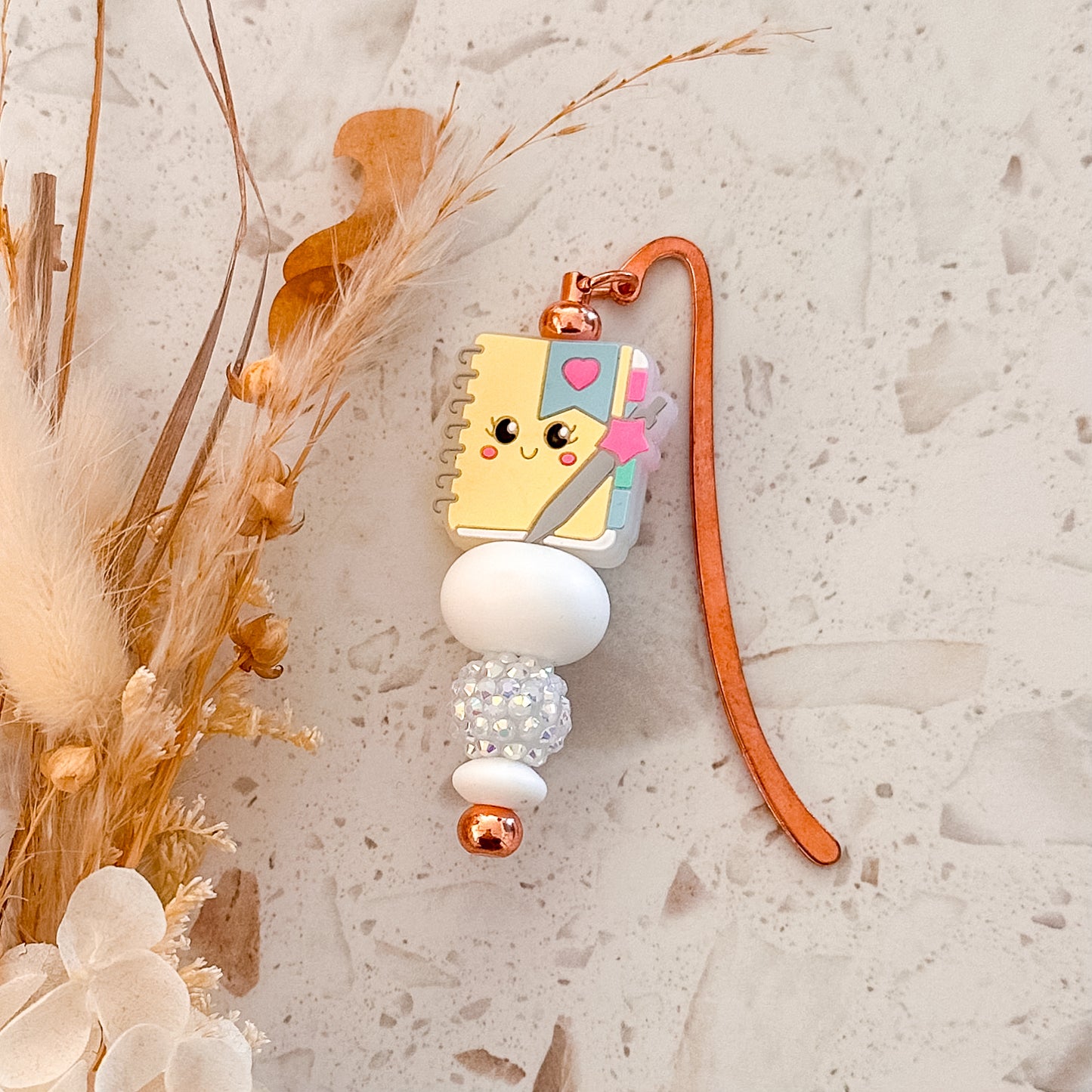 Silicone Bead Book Mark | Cute Books Sparkle
