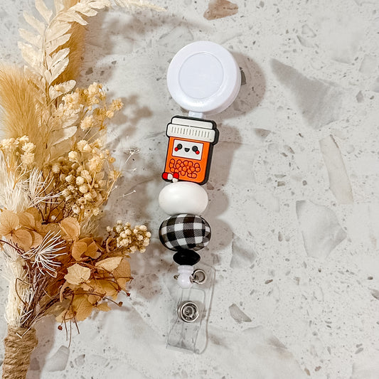 Pill Pot Badge Reel