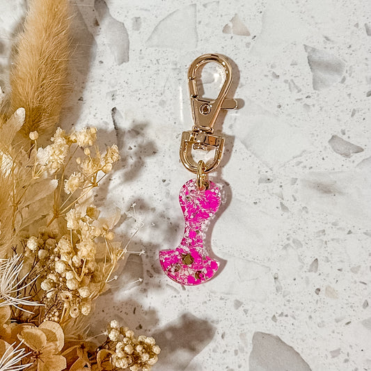 Strawberry Sundae Confetti Trolley Token | Gold Hardware