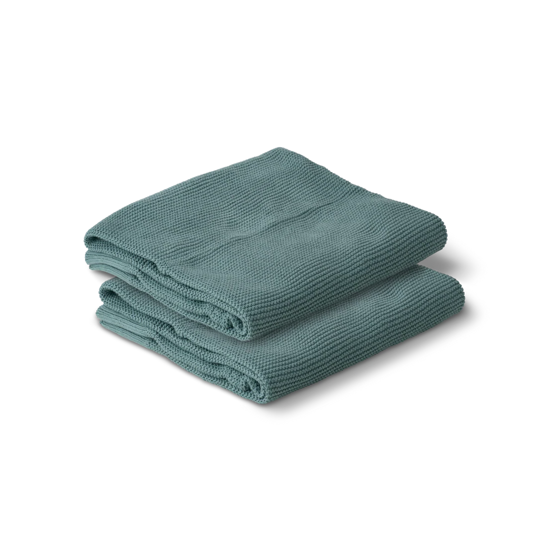 Cotton Classic Knit Baby Blanket - Mantis Green