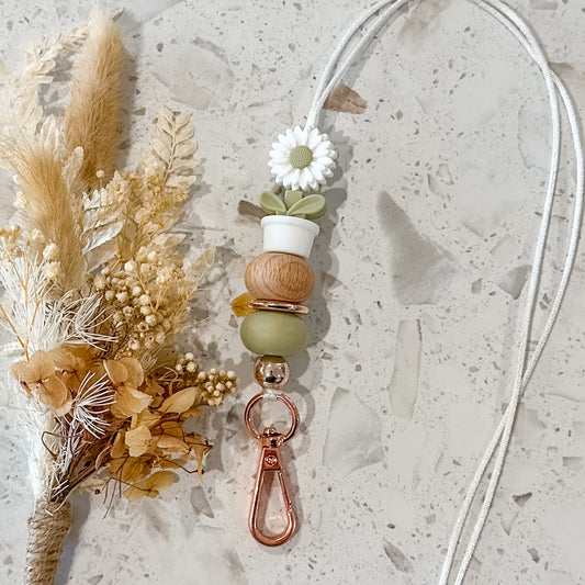 Flowerpot Daisy Lanyard | Lint