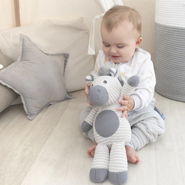 Knitted Toy - Zac the Zebra
