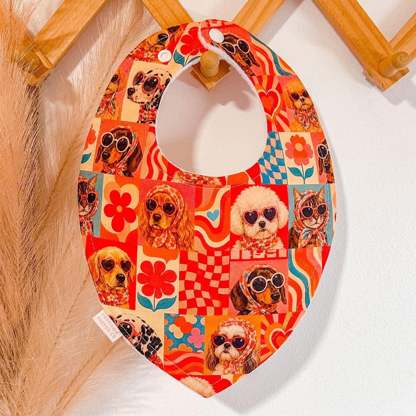 Retro Dog Bibs