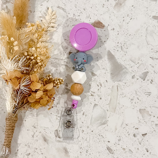 Elephant Badge Reel