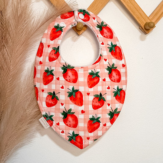 Sweet Strawberry Bibs