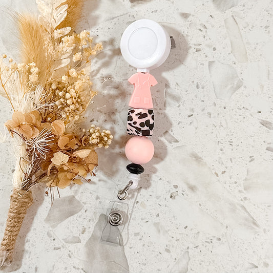 Scrubs Badge Reel | Pink