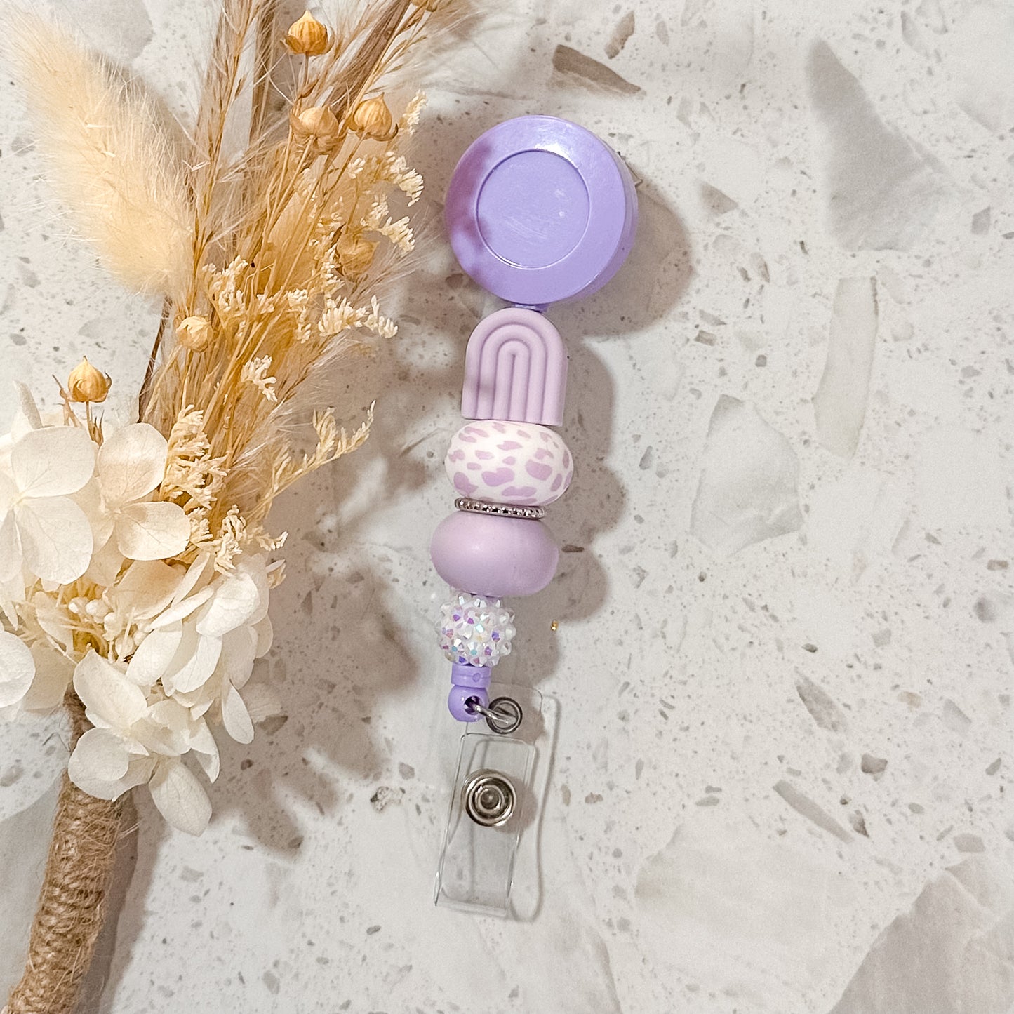 Arch Badge Reel | Lilac | Moo