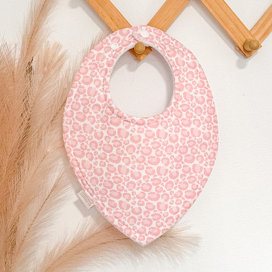 Leopard Print Bibs | Pink