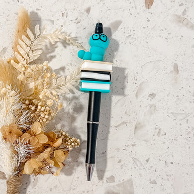 Book Worm Pen | Turquoise