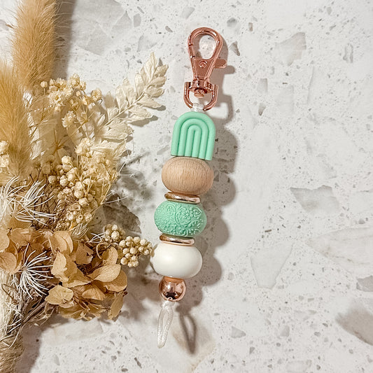 Embossed Arch Keyring | Mint