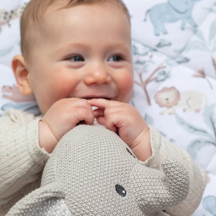 Knitted Toy - Mason the Elephant