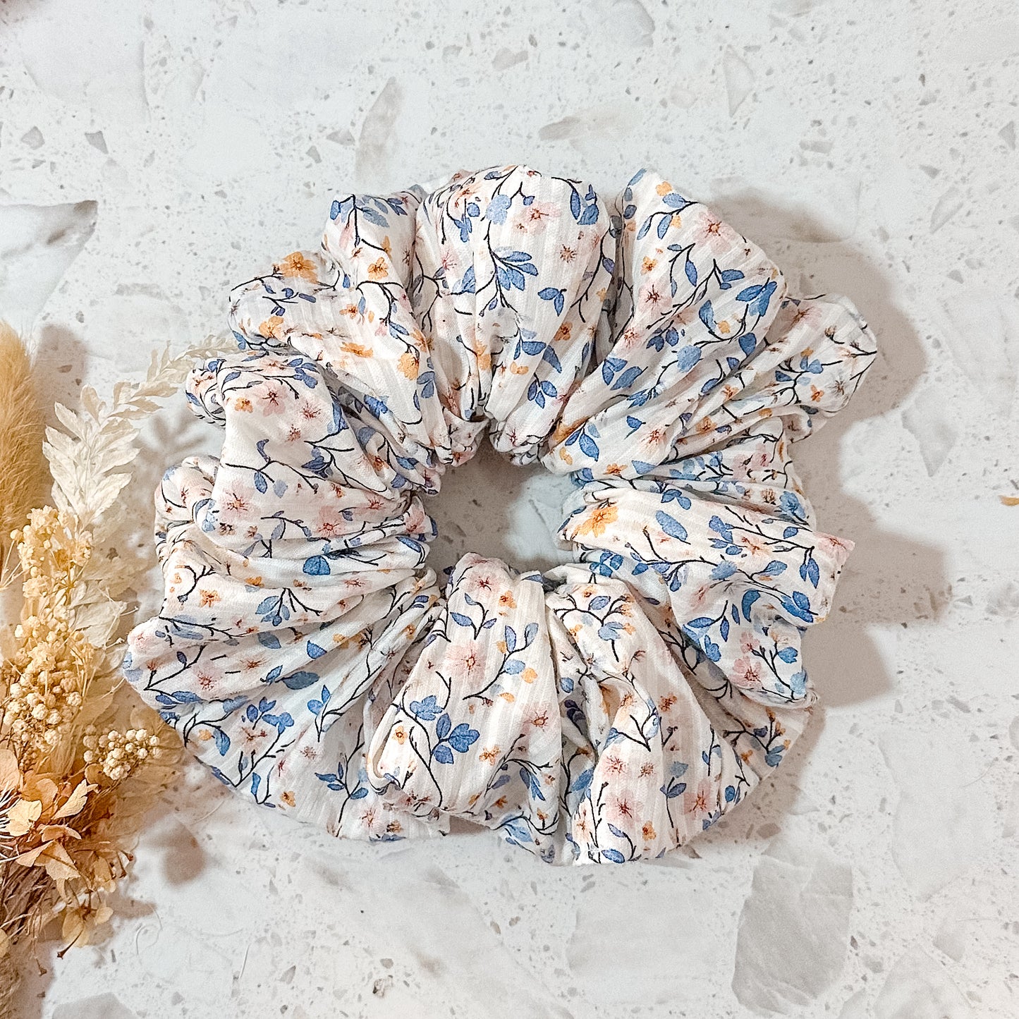 Mega Scrunchies | Stripe Floral