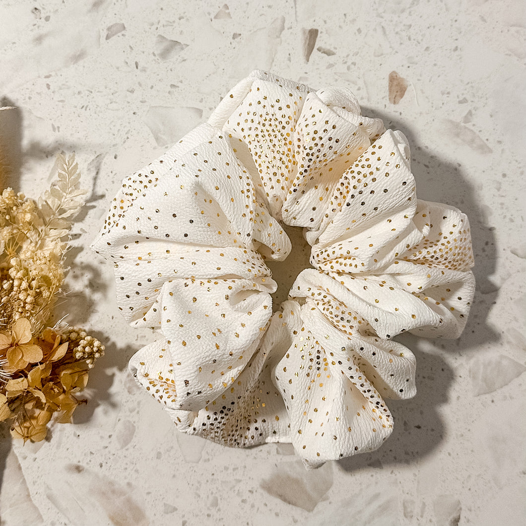 Mega Gold Foil Scrunchies