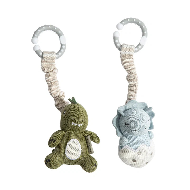 2 Pack Stroller Toys - Dinosaurs