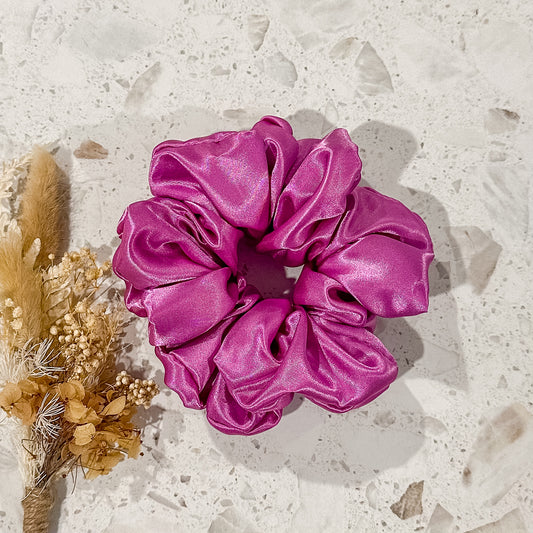 Satin Luxe Scrunchies | Orchid