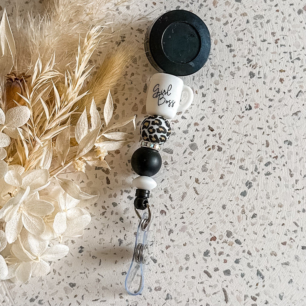 Girl Boss Badge Reel