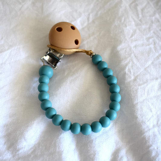Silicone Dummy Clip | Teal Blue