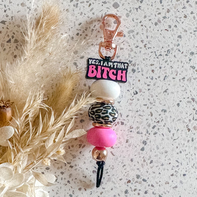 Yes, I’m that B Keyring | Pink