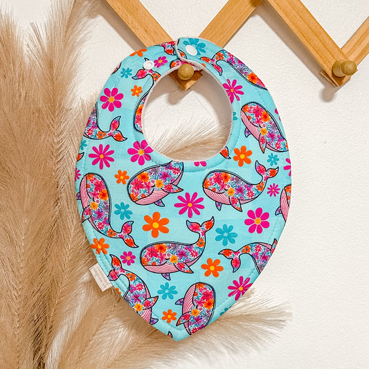 Bright Whale Bibs
