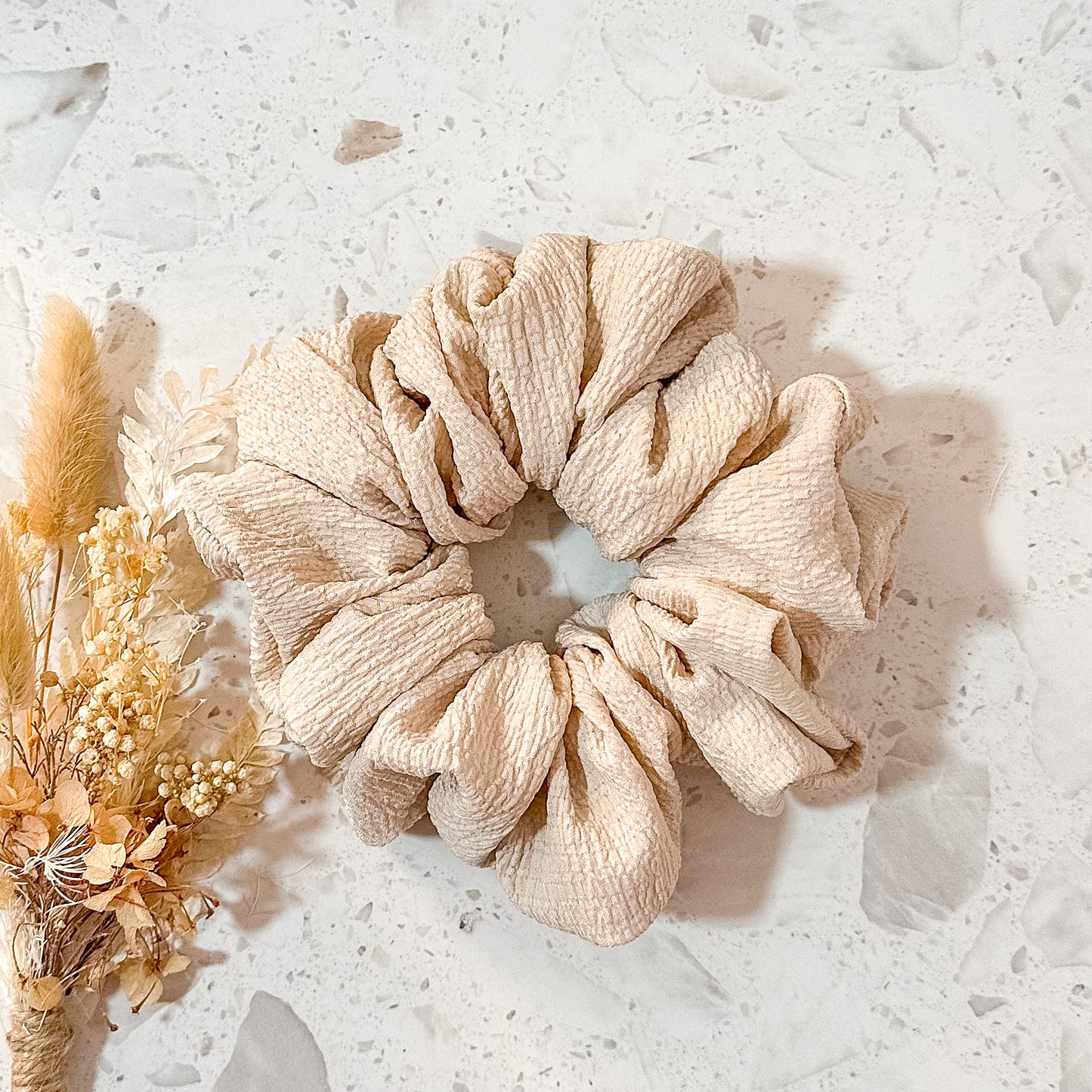 Luxe Scrunchies | Crepe | Sand