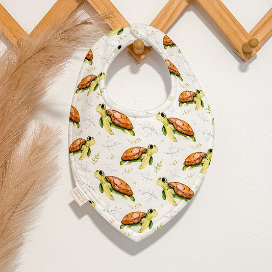 Neutral Turtle Bibs