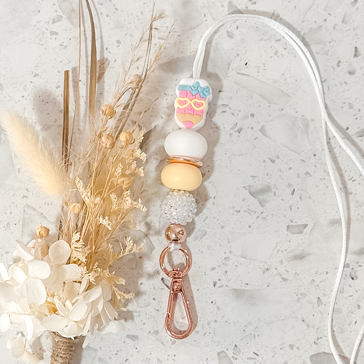 Pastel Pencil Lanyard