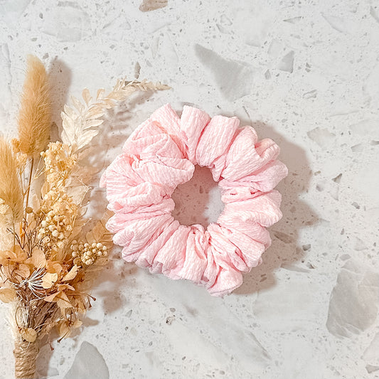 Mini Scrunchies | Crepe | Blush