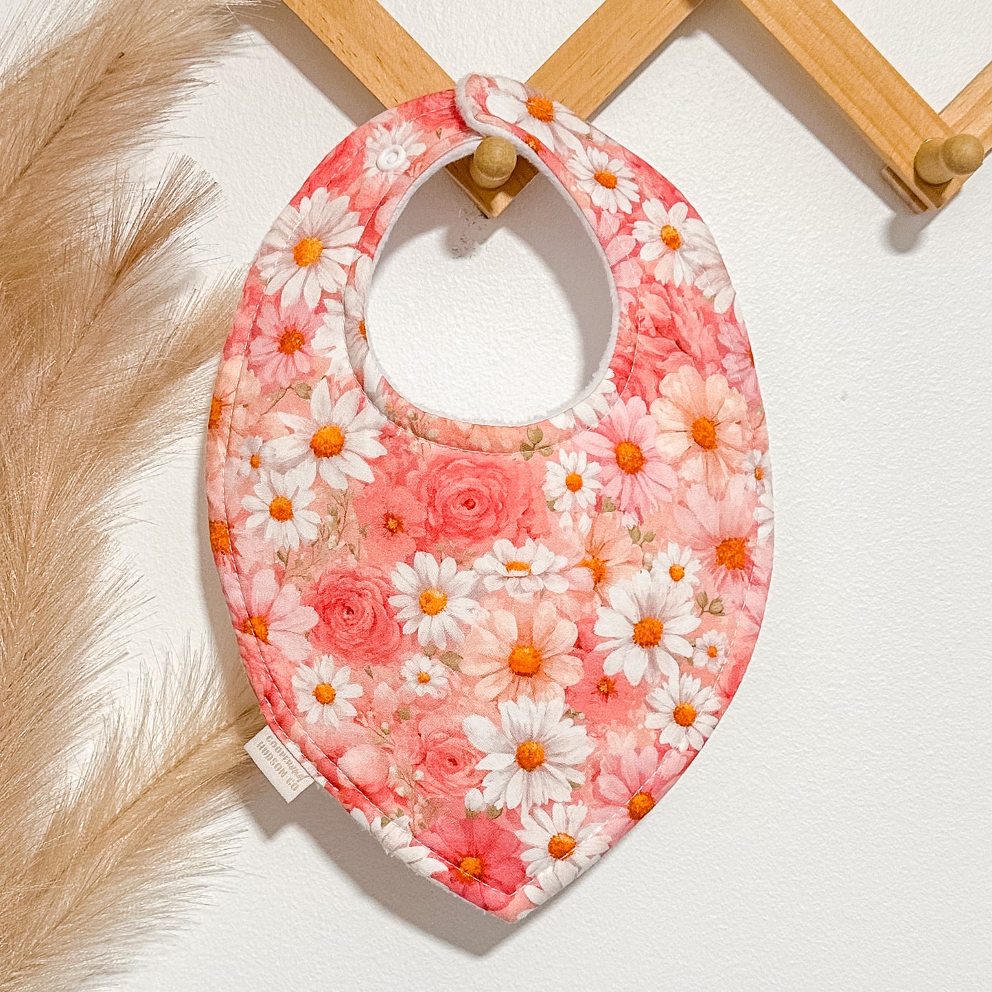 Floral Garden Bibs | Pink