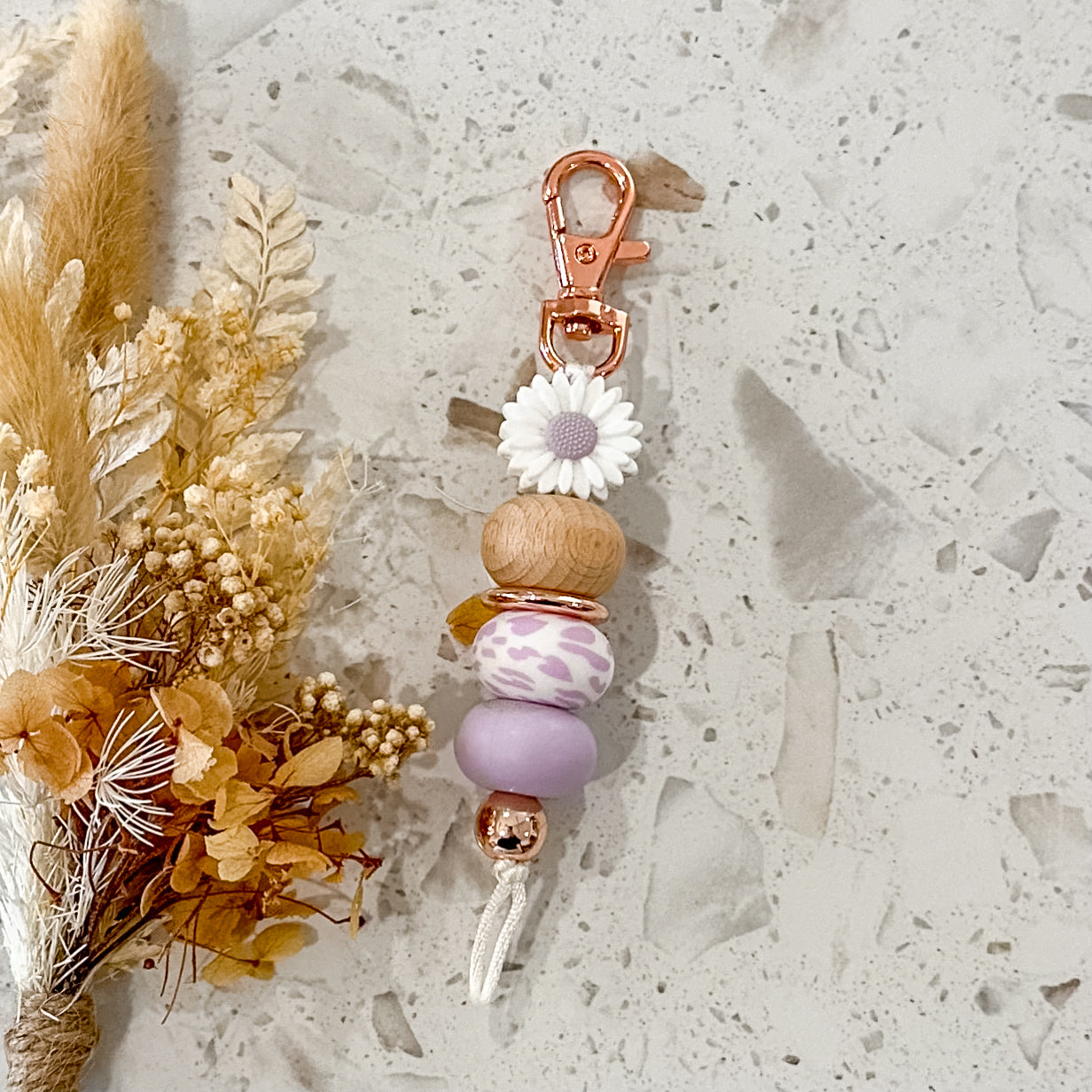 Daisy Keyring | Lilac Moo