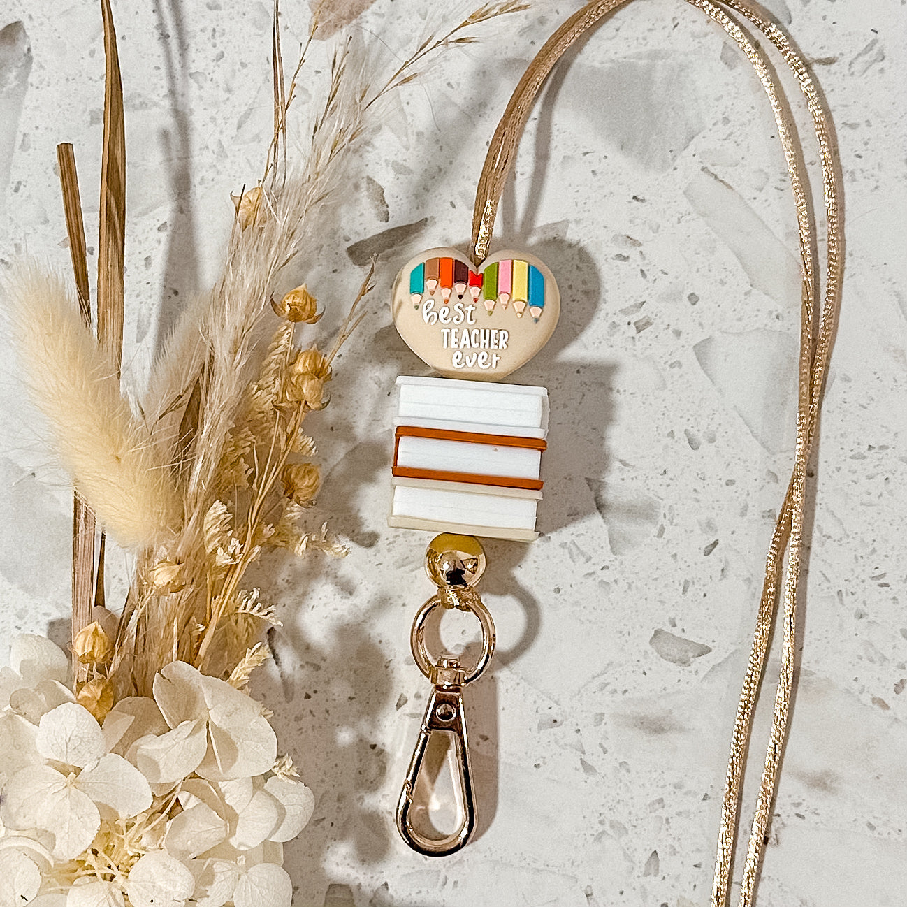 Best Teacher | Book Lanyard