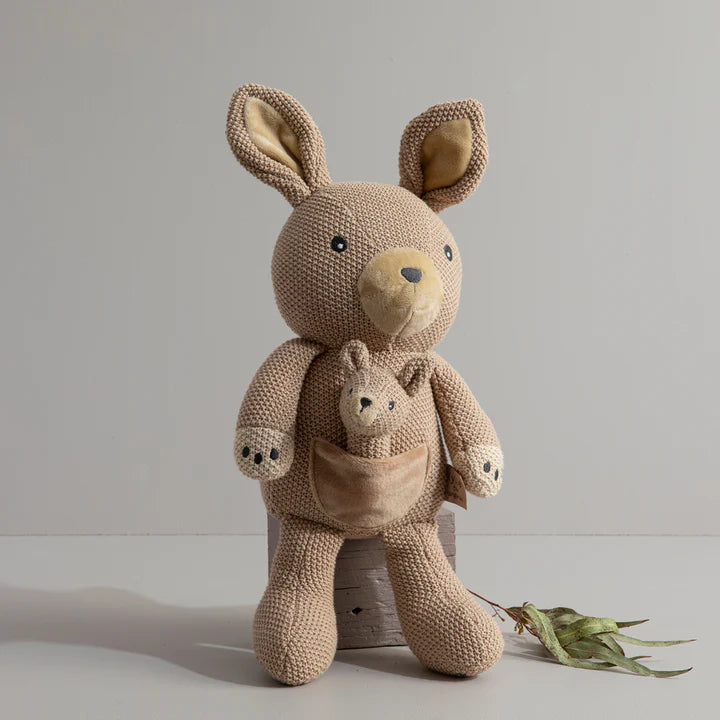 Knitted Toy - Kylie the Kangaroo