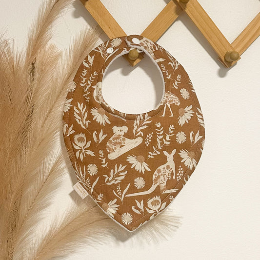 Neutral Aussie Animal Bibs